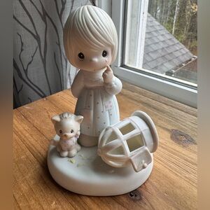 Precious Moments Enesco "The Lord Giveth And The Lord Taketh Away" 1987 Figurine